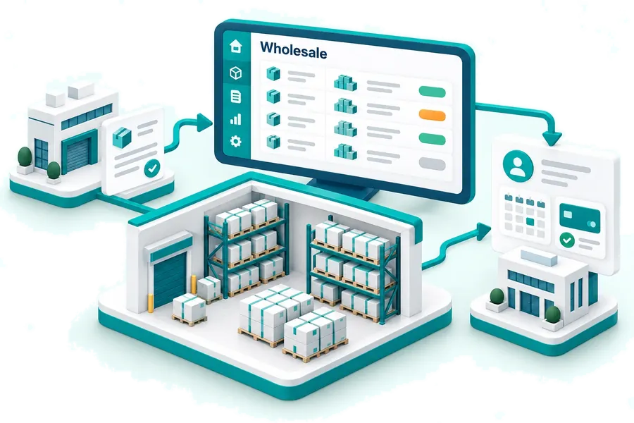 Supplier records connected to purchase orders, invoices and payment due dates.